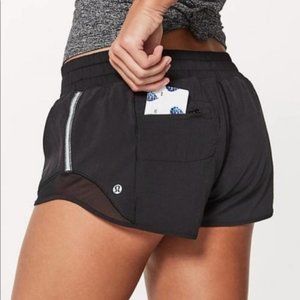 🍋lululemon🍋 black hotty hot rare athletic shorts